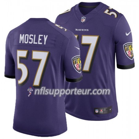 Maillot Homme Baltimore Ravens C.J. Mosley 57 Nike Pourpre